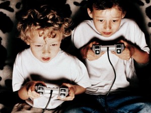 Kids Playing Video Games